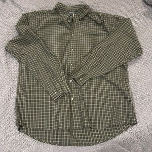 Mens Aeropostale Plaid Button Down Shirt